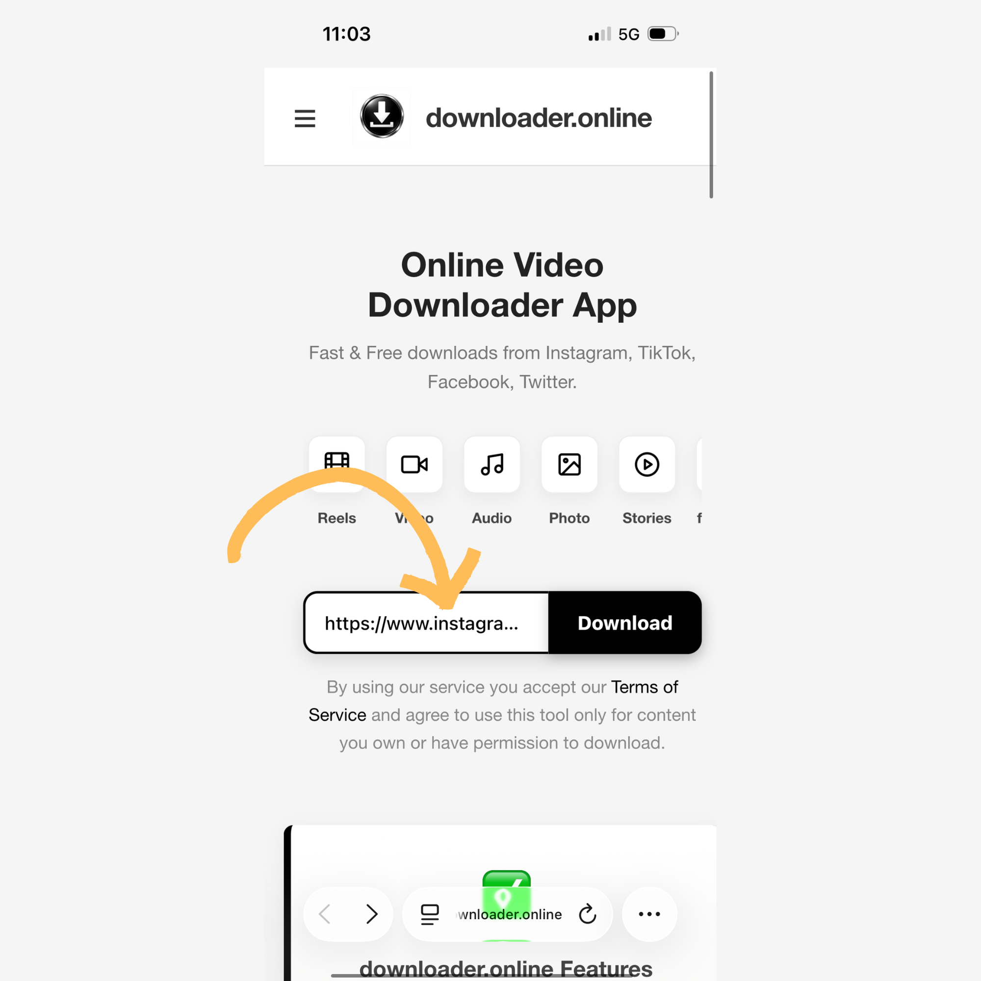 Step 2: Paste Link
